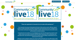 Desktop Screenshot of communitycarelive.co.uk